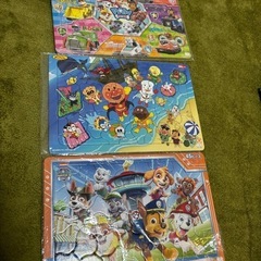 子供用　パズル　パウパト　アンパンマン　3枚組