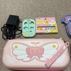 【値下げ】任天堂Switch 有機ELモデル女の子セット（おまけ付）  の画像