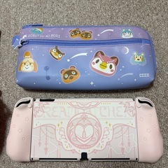 【値下げ】任天堂Switch 有機ELモデル女の子セット（おまけ付）  の画像