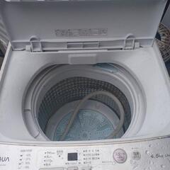 2021年製　4.5㌔洗いAQUA洗濯機の画像