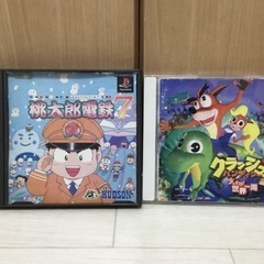 PSソフト　桃太郎電鉄　クラッシュバンディクー3