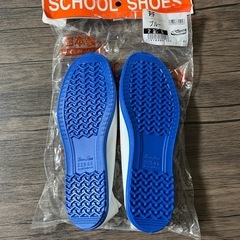 未使用品　上履き専用靴（小学校など指定靴）22.5センチの画像