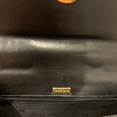 HANAE MORI　ハナエモリ　レザーハンドバッグ の画像