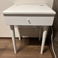 スツール付きドレッサー（ホワイト）