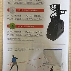 CALFLEX ソフト・硬式テニス兼用マシン ネット セットの画像