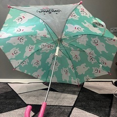 45センチ　子供　傘　　くま柄の画像