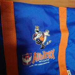 新潟　アルビレックス　サッカー　バッグ　サッポロビール　コラボ　レトロ　希少の画像