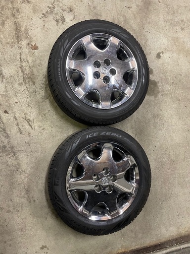 値下げ！売れなきゃ溶かす！30セルシオ　純正メッキ　17インチ