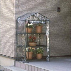 ビニール温室　グリーンハウス 3段 家庭菜園 ガーデンハウス　ビニールハウスの画像