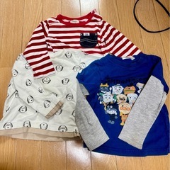 【差し上げます】ロンT 　3枚セット(80)