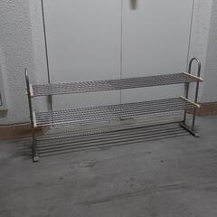 ステンレス❗伸縮❗二段式棚❗の画像