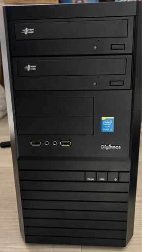 値段交渉可！ドスパラ製デスクトップPC／Core i5＋メモリ16GB＋HDD1TB★ 【DVDコピー可】