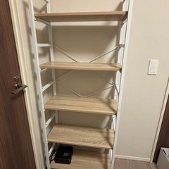 ナチュラルスチールラック　3,000円でお譲りいたします。の画像