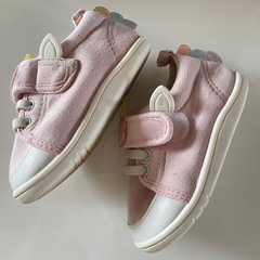 ユニコーン　ピンク　ベビー靴　14.0㎝　の画像