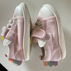 ユニコーン　ピンク　ベビー靴　14.0㎝　の画像