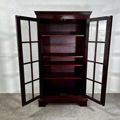 『民芸家具』書棚 本棚 本箱 ブックシェルフ ブックボード シェルフ キャビネット 飾棚 飾り棚  RWboo2の画像