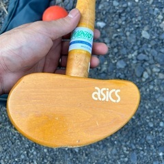 中古 グラウンドゴルフ asicsの画像