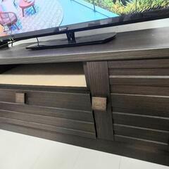テレビ台(32型TV用/木目ブラウン)の画像