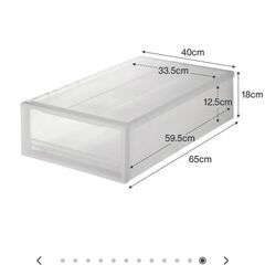 無印良品 衣装ケース 2個セット（１年使用・美品）