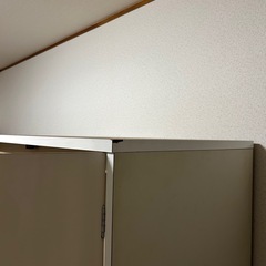 【500円】洋服タンス（ミラー付き・ハンガー収納・引き出し2段）の画像