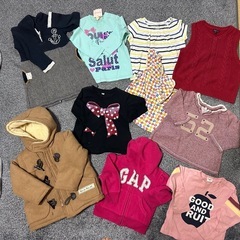 子供服、女児　80〜90サイズ　まとめて　400円 