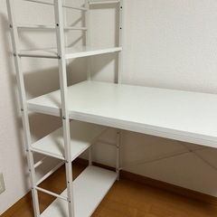 ブックシェルフ付デスク※お譲り先が決まりましたの画像