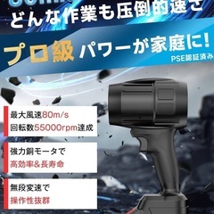 在庫1点❣️新品未使用品✨️ ブロワー 洗車 大容量バッテリー ...