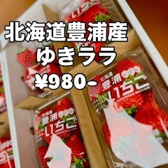 北海道豊浦の極甘希少🍓ゆきララ