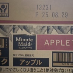 ミニッツメイド　アップル　1L×6の画像