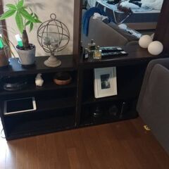 本棚　スタンドミラー
