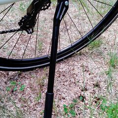 取引終了　　　　　　　　　　　　　　　クロスバイク　ライトウェイ　白　サイズ46　女性用　リング鍵付き　スタンド付き　中古品の画像