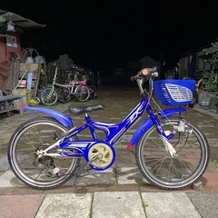 【5302】子供車　ブリヂストン　20インチ　5,000円（防犯...