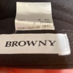 BROWNYキャスケット黒Sの画像
