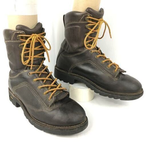 Danner/ダナー 14549　ミドルブーツ　US10 27.5-28.0程度　ダークブラウン/茶/BROWN〉ワーク/マウンテン/サバイバル/登山/トレッキング/men's Boots/Shoes〕菅No.WA189