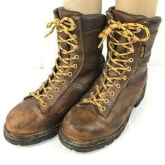 試着交換OK！Danner/ダナー 14502　ゴアテックスブーツ　US8.1/2　26.0-26.5　ブラウン/茶/BROWN〉ワーク/マウンテン/サバイバル/登山/トレッキング　管.WA188の画像