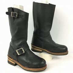 スチールトゥ　エンジニア　本革/レザー　ライディング/バイクブー...