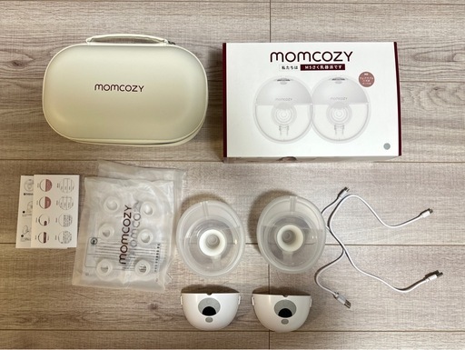 Momcozy M5 ハンズフリー電動搾乳機(おまけのフリーザーパック付き)