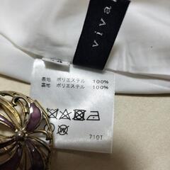 【vivapresto】ヴィヴァプレストフラワープリント フレアスカート ひざ丈の画像
