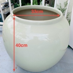 大型　ガーデニングプランター　丸型鉢植
