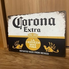 コロナビール ブリキ看板 アメリカン雑貨
