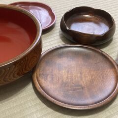 [配送可能] 小さなお盆、茶菓子入れなどの画像
