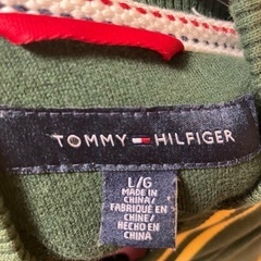 週末限定価格‼️TOMMY HILFIGER ジャンパー L グリーンの画像