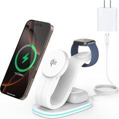 【2025新登場】Qi2認証 ワイヤレス充電器 3 in 1 M...
