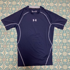 〈未使用・未開封〉 UNDER ARMOUR コンプレッション半袖（黒）、UNDER ARMOUR コンプレッション半袖（紺）の画像
