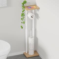 トイレ収納棚⭐️トイレットペーパーホルダー 幅20×奥行15×高...