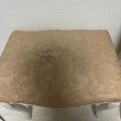オットマン　チェア　アンティーク　スツール　フレンチの画像