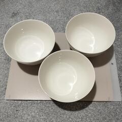 3つセット ボウル 丼 器 食器 白 ホワイト