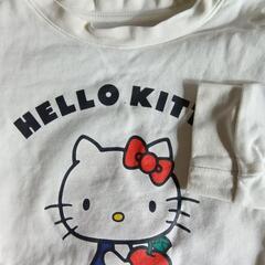 〈無料〉女の子　120センチ　キティちゃんパジャマ　USEDの画像