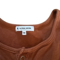 GLOBAL WORK Mサイズ オレンジ Tシャツの画像