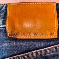 BIG JOHNジーンズ　W34インチの画像